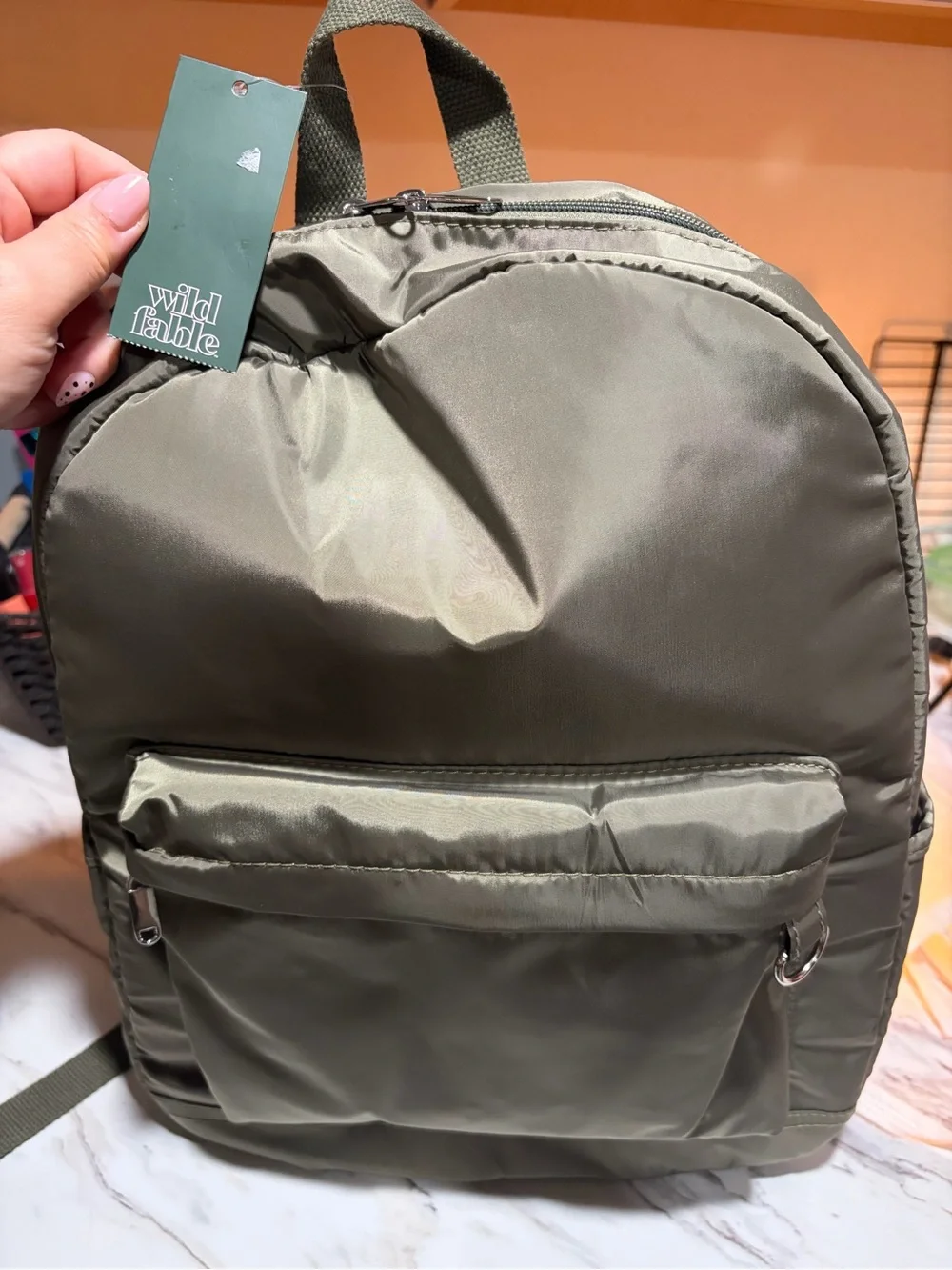Olive Green Back Pack